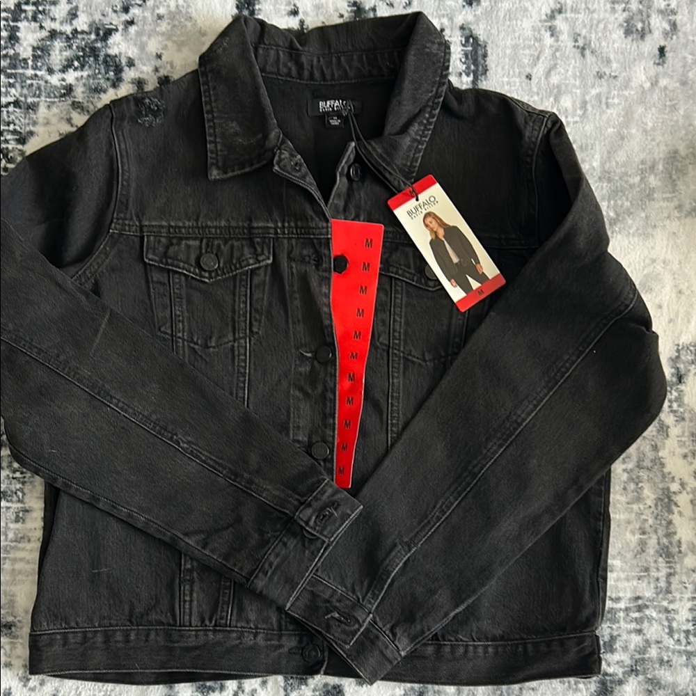 Buffalo David Bitton Black Denim Jacket